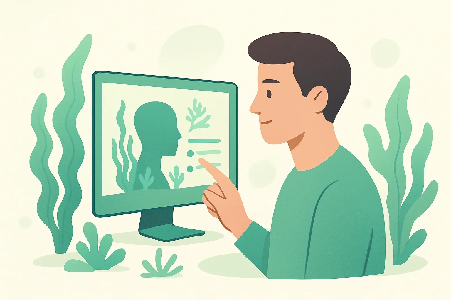 Иллюстрация: Тест по водорослям: узнаете свой психотип по морской флоре