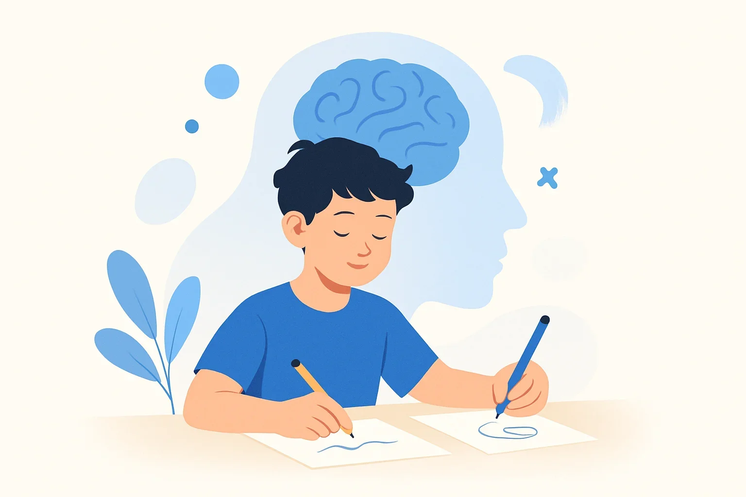 Иллюстрация: Проверьте гениальность своего ребенка. Может, он — амбидекстр?