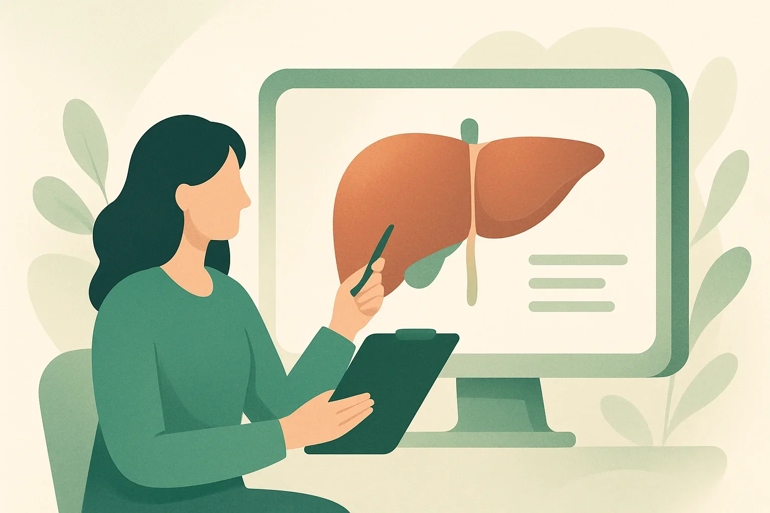 Иллюстрация: Тест по анатомии: диагностика знаний о печени