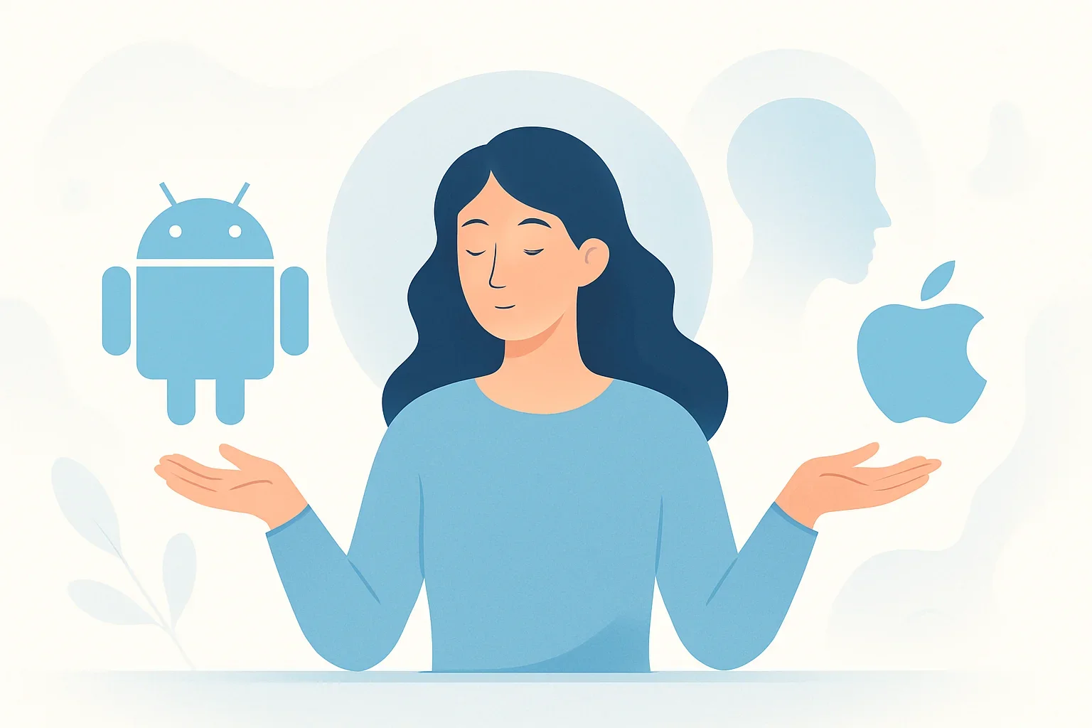 Иллюстрация: Что лучше Android или iOS? Психологический тест предпочтений