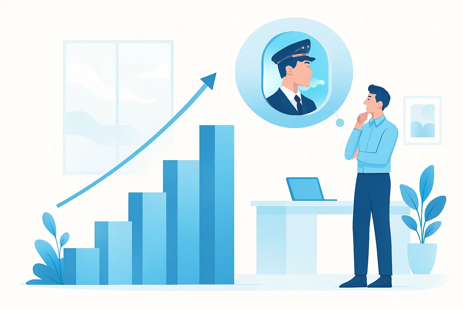 Иллюстрация: Подходит ли вам работа в авиации? Психологический тест