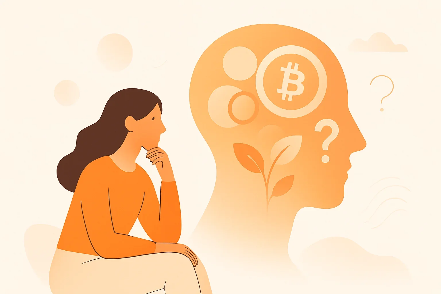 Иллюстрация: Узнайте свое отношение к биткоину и другим криптовалютам!