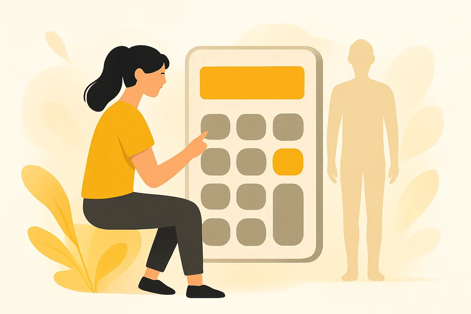 Иллюстрация: Характеристика здоровья: калькулятор индекса массы тела