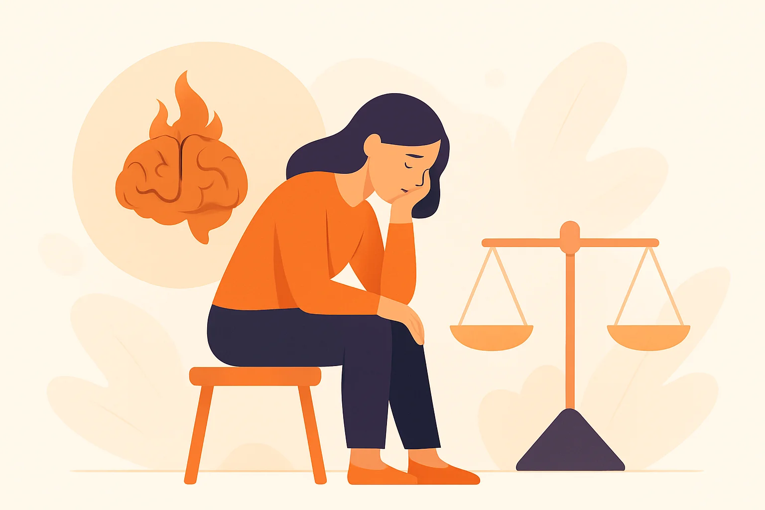 Иллюстрация: Тест на уровень выгорания