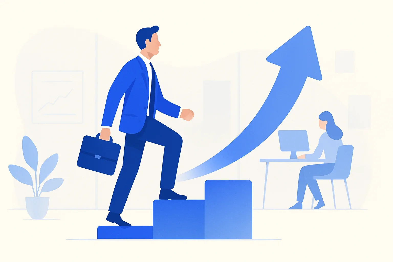 Иллюстрация: Какой карьерный рост вас ждет? Психологический тест