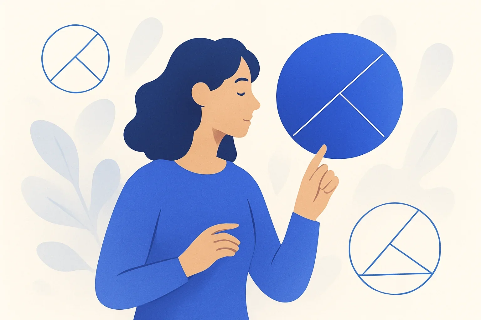 Иллюстрация: Тест «Центральные и вписанные углы»: особенности мышления