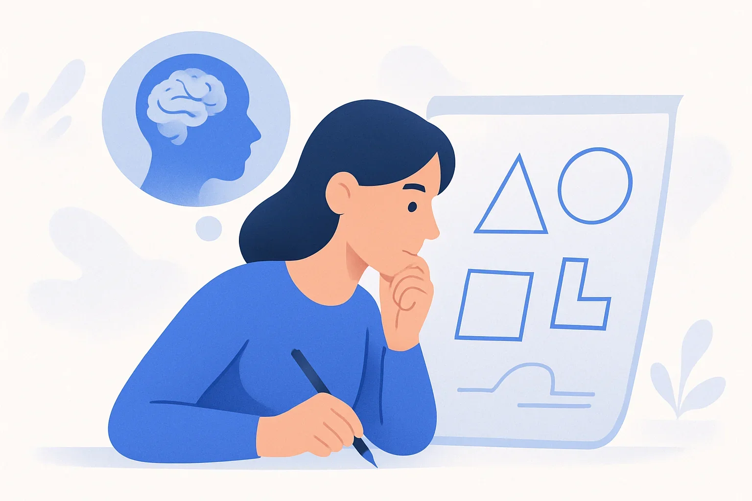 Иллюстрация: Психологический тест «Черчение»: особенности мышления и восприятия