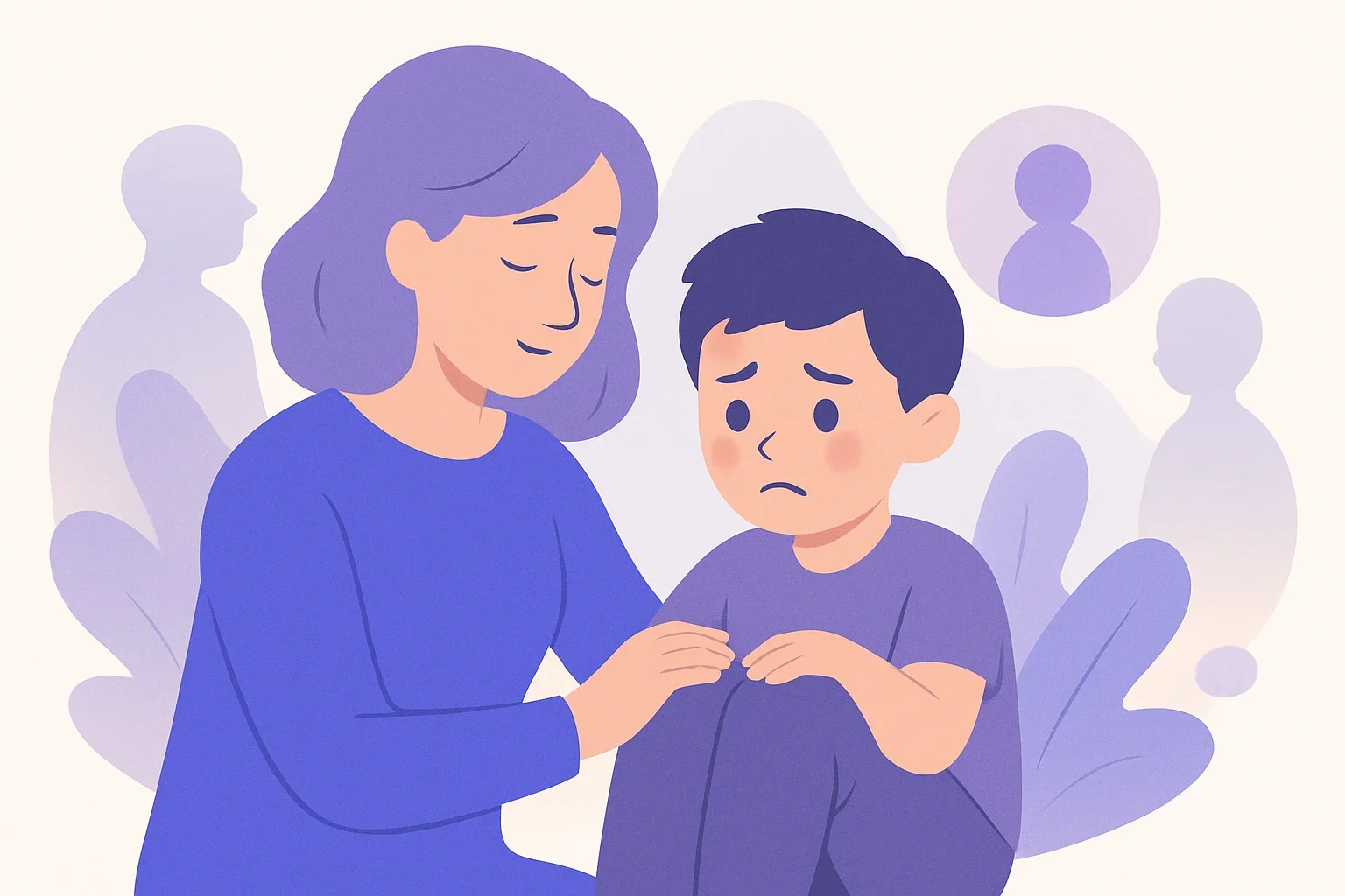 Иллюстрация: Что если ваш ребенок боится людей и других детей?