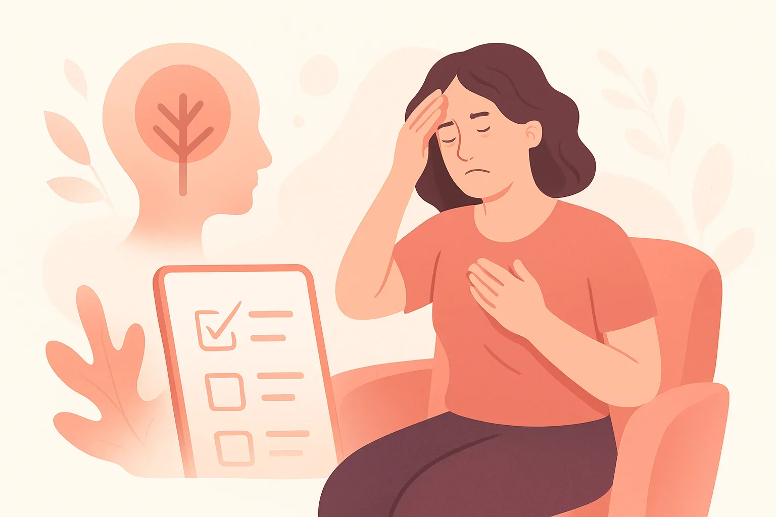 Иллюстрация: Тест про климакс: симптомы, менопауза и период перехода