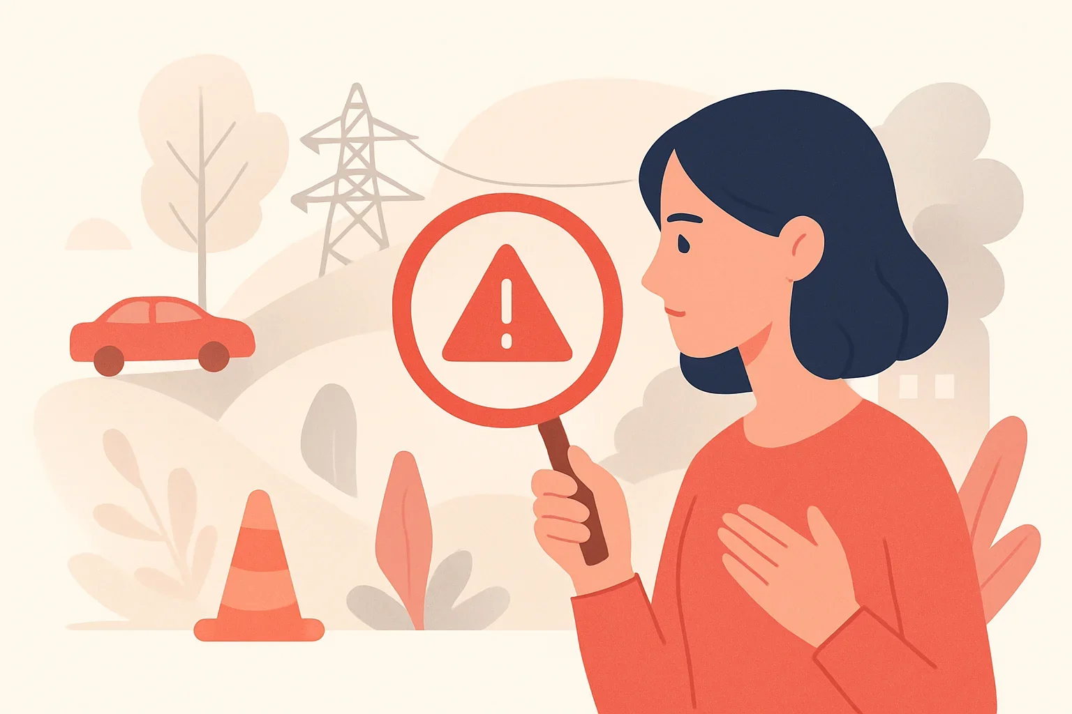 Иллюстрация: Опасные места вокруг нас: тест по окружающему миру