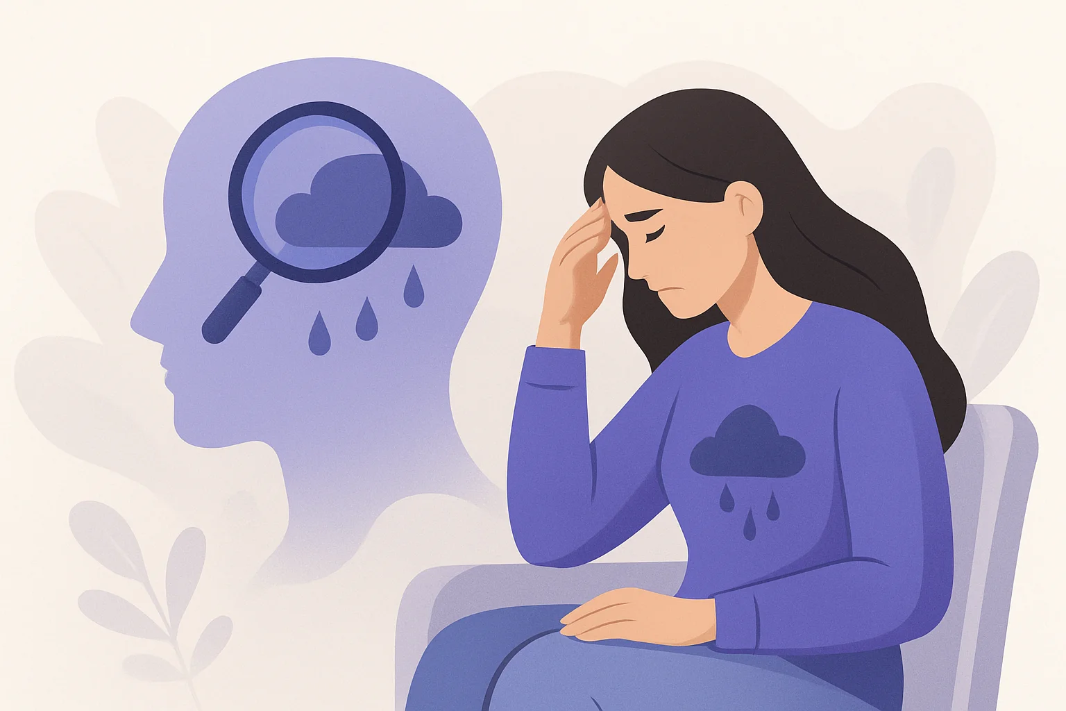 Иллюстрация: Тест на уровень депрессии