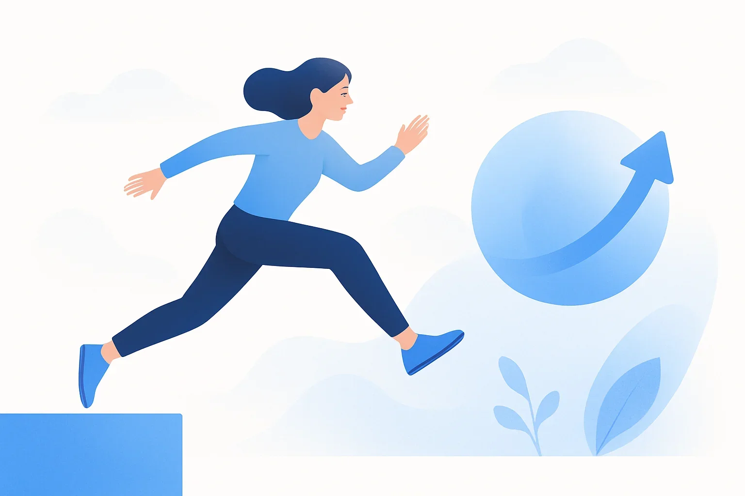 Иллюстрация: Психологический тест «Прыжки в длину»: оценка готовности к переменам