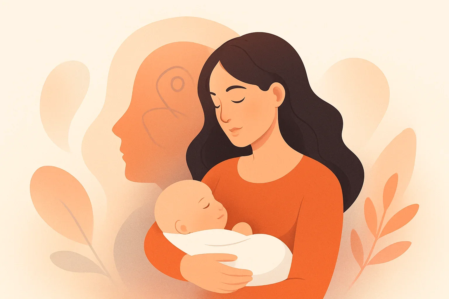 Иллюстрация: Эмоциональное восстановление в послеродовой период