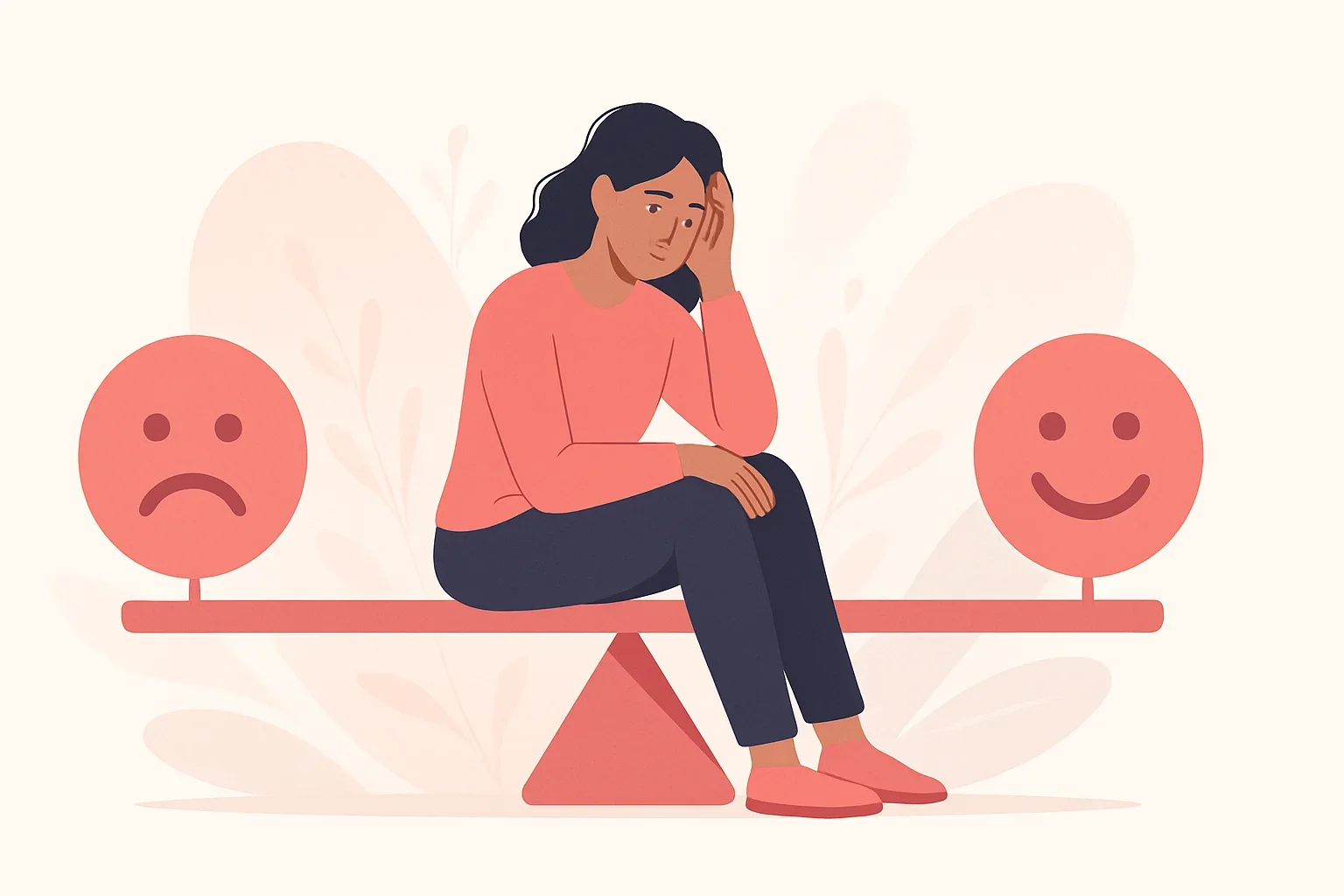 Иллюстрация: Эмоциональные качели: тест на нестабильность настроения