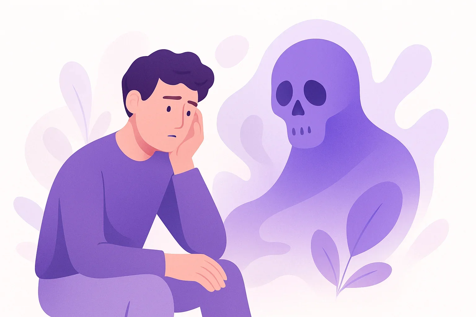 Иллюстрация: Насколько силён твой страх смерти? Психологический тест