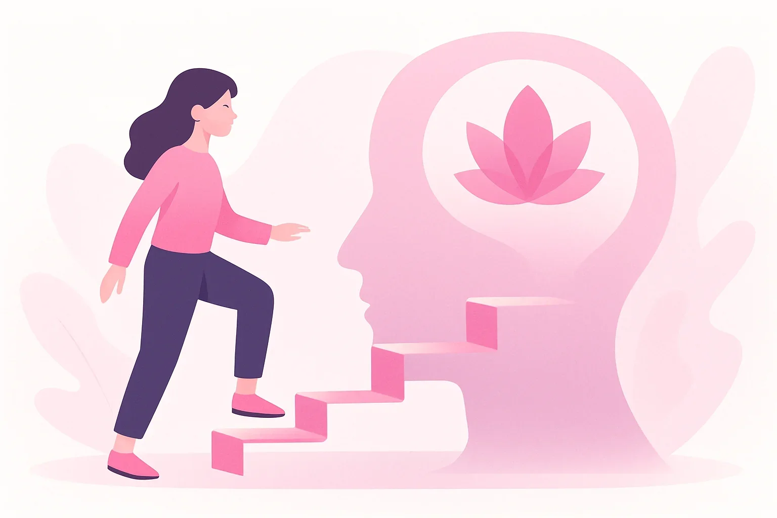 Иллюстрация: Способна ли ты сделать первый шаг? Психологический тест