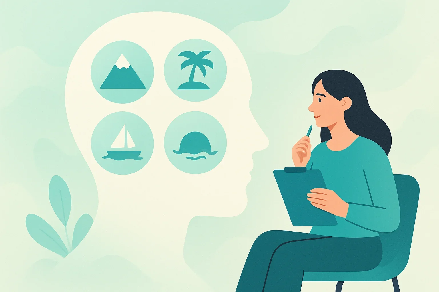 Иллюстрация: Тест «Географические объекты»: анализ характера через образы