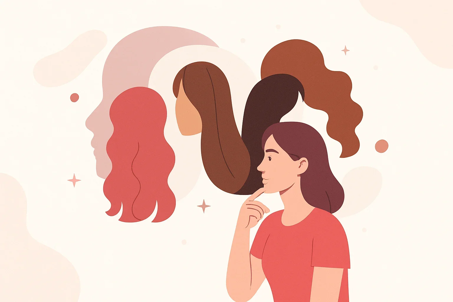 Иллюстрация: Цвет волос. Какой подойдет вашему характеру?