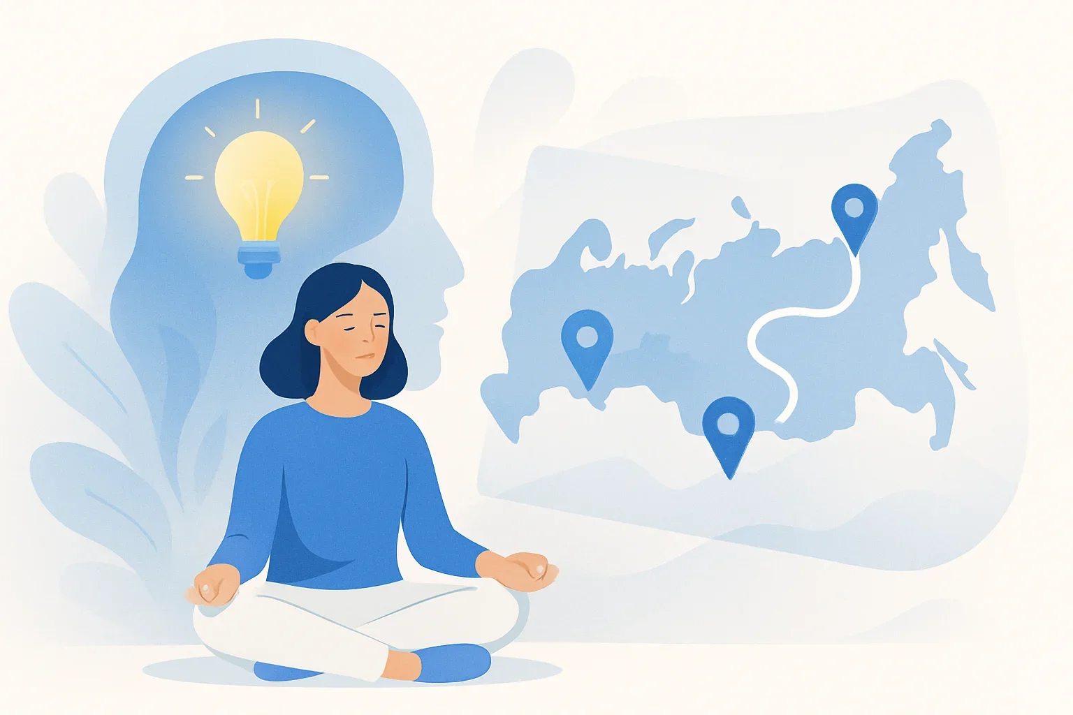 Иллюстрация: Откройте свой идеальный путь: куда переехать жить в России?