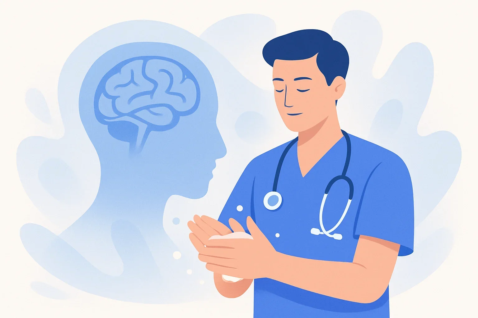 Иллюстрация: Тест «Обработка рук» для медицинского персонала