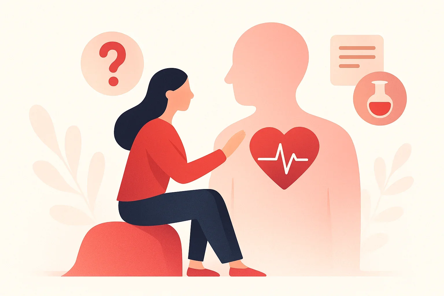 Иллюстрация: Тест: коронарный синдром (ОКС) — симптомы, ЭКГ и тропонины