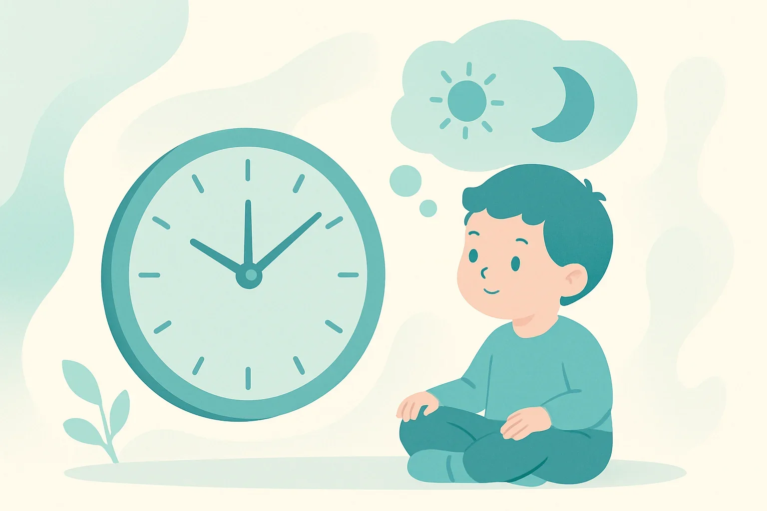 Иллюстрация: Ориентировка во времени — психологический тест для детей 3-4 лет