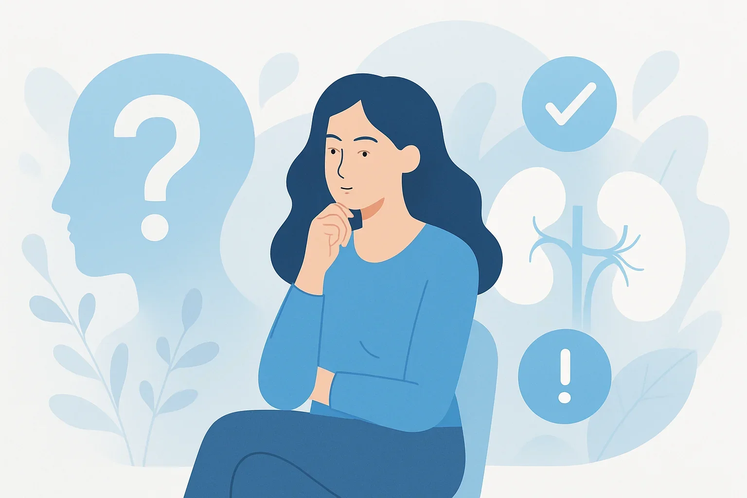 Иллюстрация: Психологический тест «Пиелонефрит»: определите риски и признаки