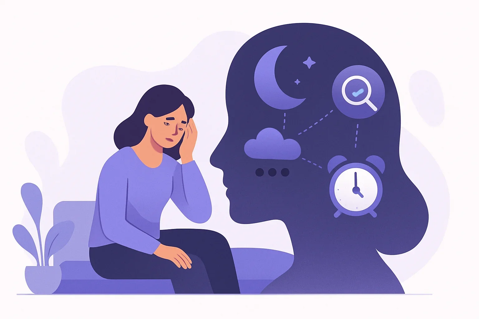 Иллюстрация: Определите причины бессонницы и узнайте, как вернуть полноценный сон