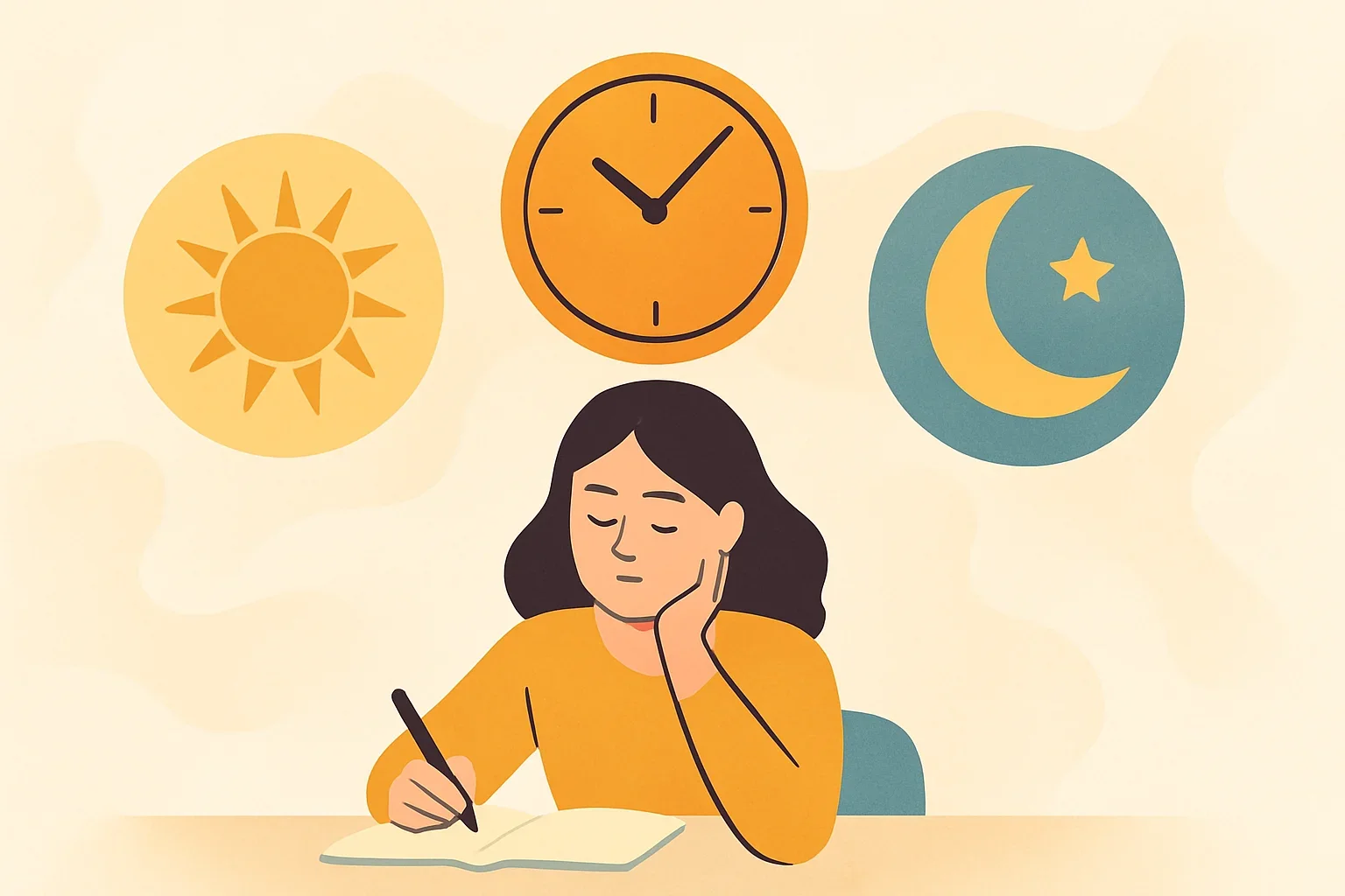 Иллюстрация: Какое время суток ваше? Тест на определение продуктивных часов