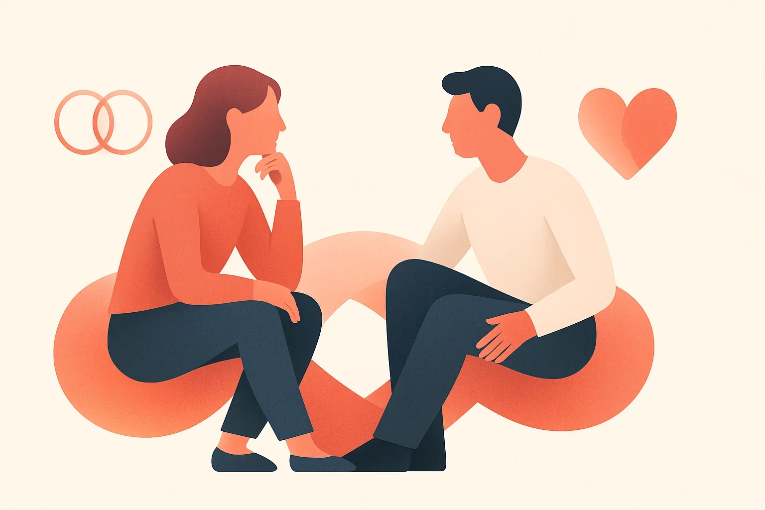 Иллюстрация: Отношения на грани: уходить или остаться?