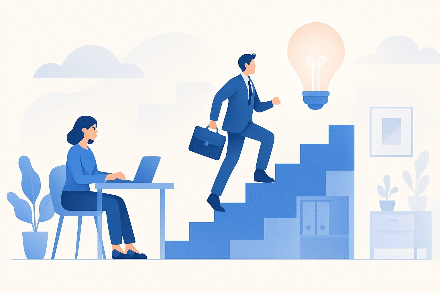 Иллюстрация: Свое дело или работа по найму? Психологический тест