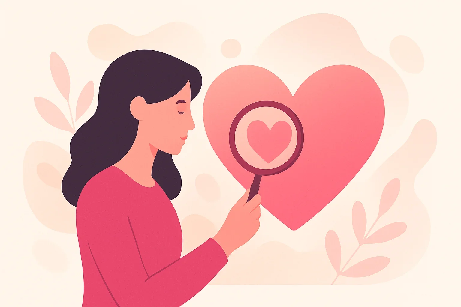 Иллюстрация: Тест: определи свою любовь к себе! Открой свои чувства