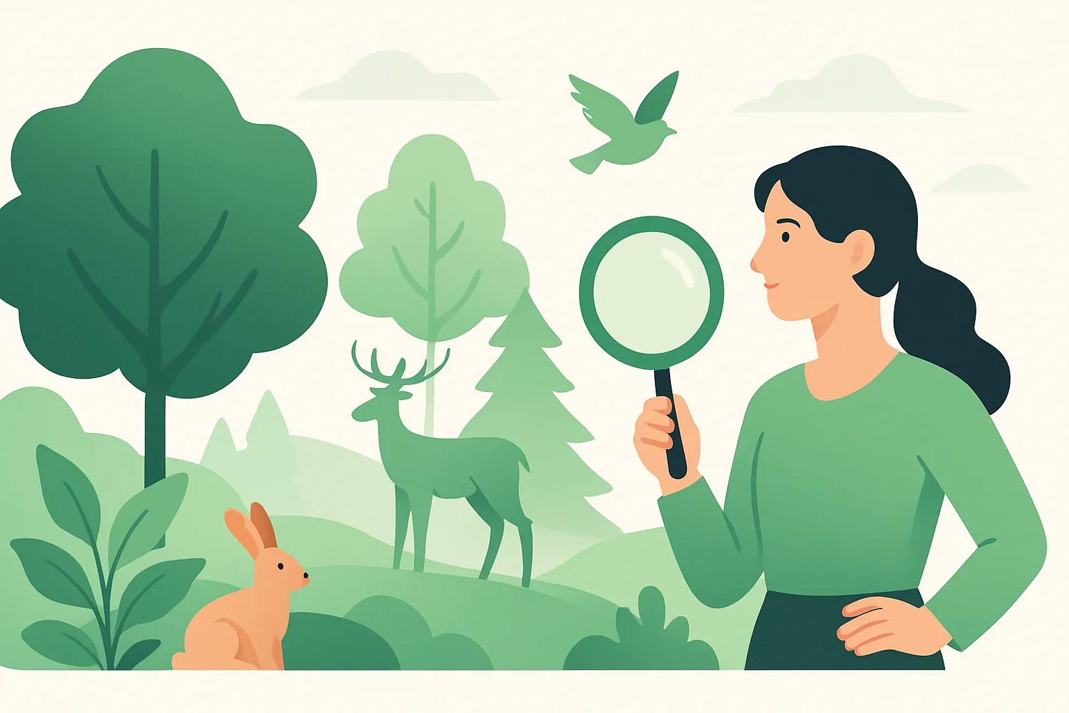 Иллюстрация: Тест «Смешанные леса»: природная зона, растения и животные