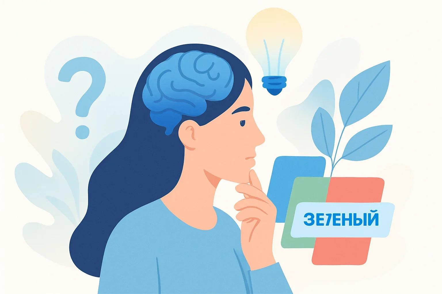 Иллюстрация: Тест «Интерференция света»: диагностика внимания и когнитивной гибкости