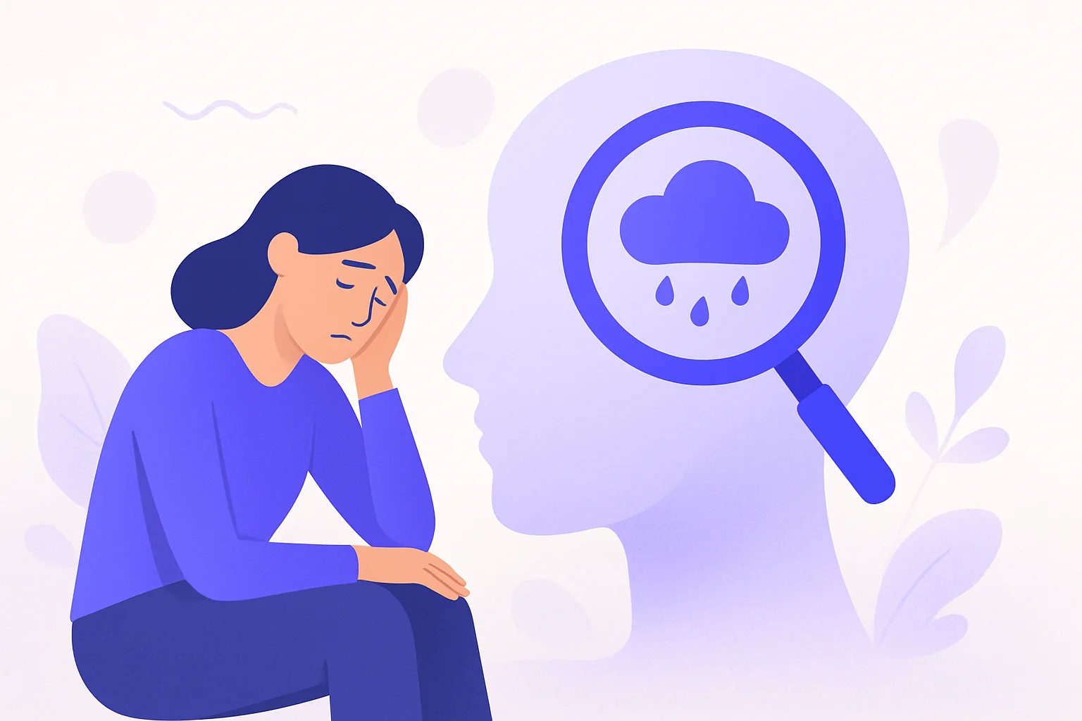 Иллюстрация: Проверьте, есть ли у вас депрессия