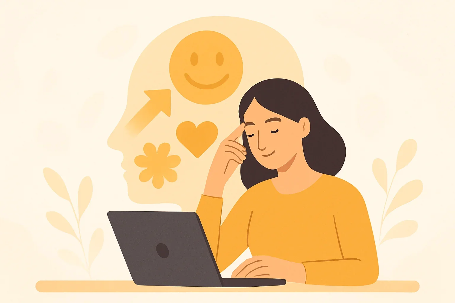 Иллюстрация: Тест на позитивное мышление: измерьте свой путь к счастью!