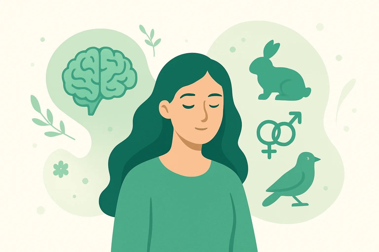 Иллюстрация: Психологический тест по теме «Размножение животных»