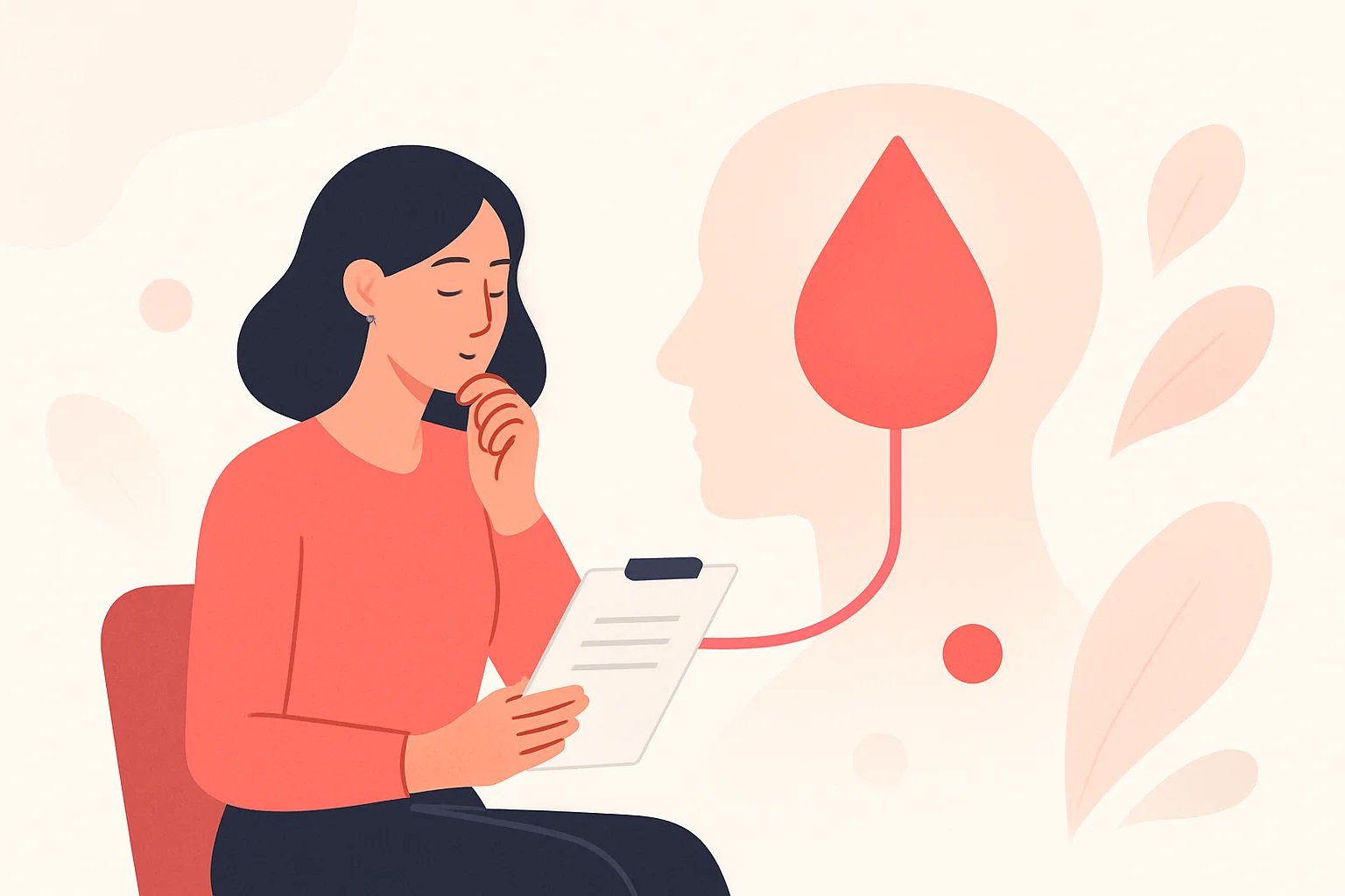 Иллюстрация: Тест: свертывание крови — самооценка по симптомам