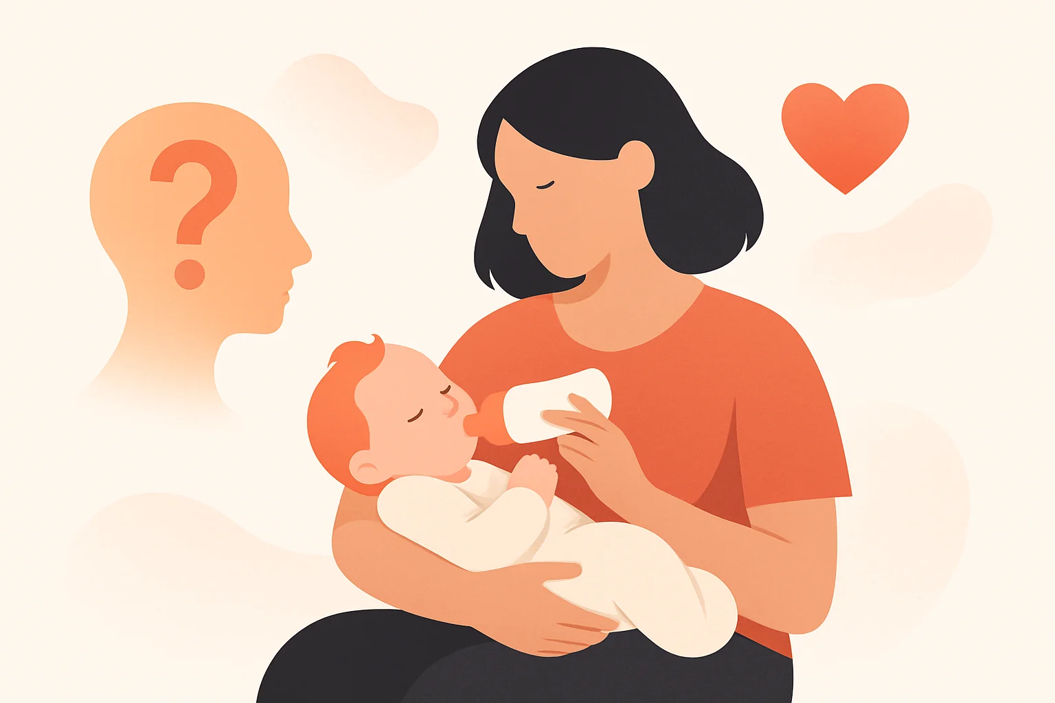 Иллюстрация: Тест про новорождённого ребёнка: уход, кормление и безопасность