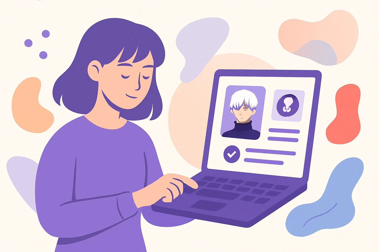 Иллюстрация: Тест: насколько ты похож на персонажей «Токийский гуль»?