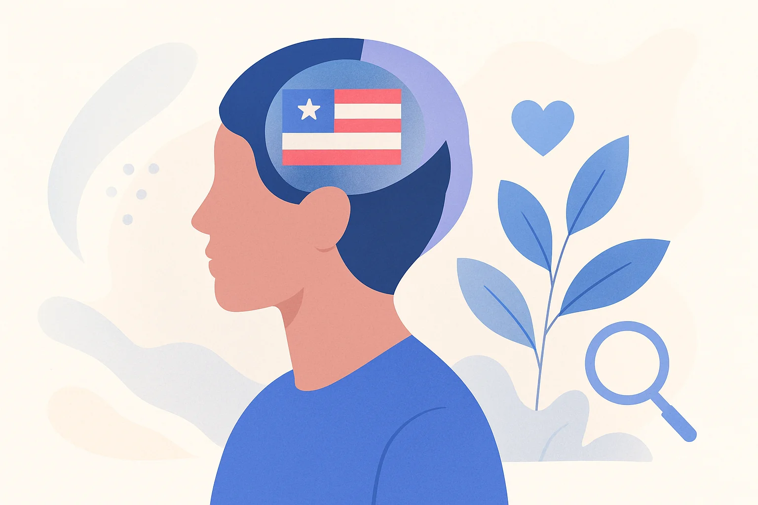 Иллюстрация: Откройте удивительный мир американцев вместе с тестом США