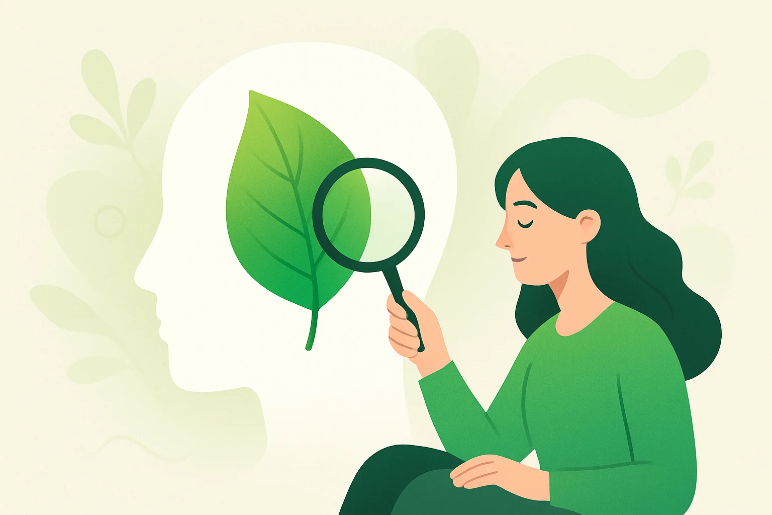 Иллюстрация: Вегетативные органы растений. Лист: психологический тест