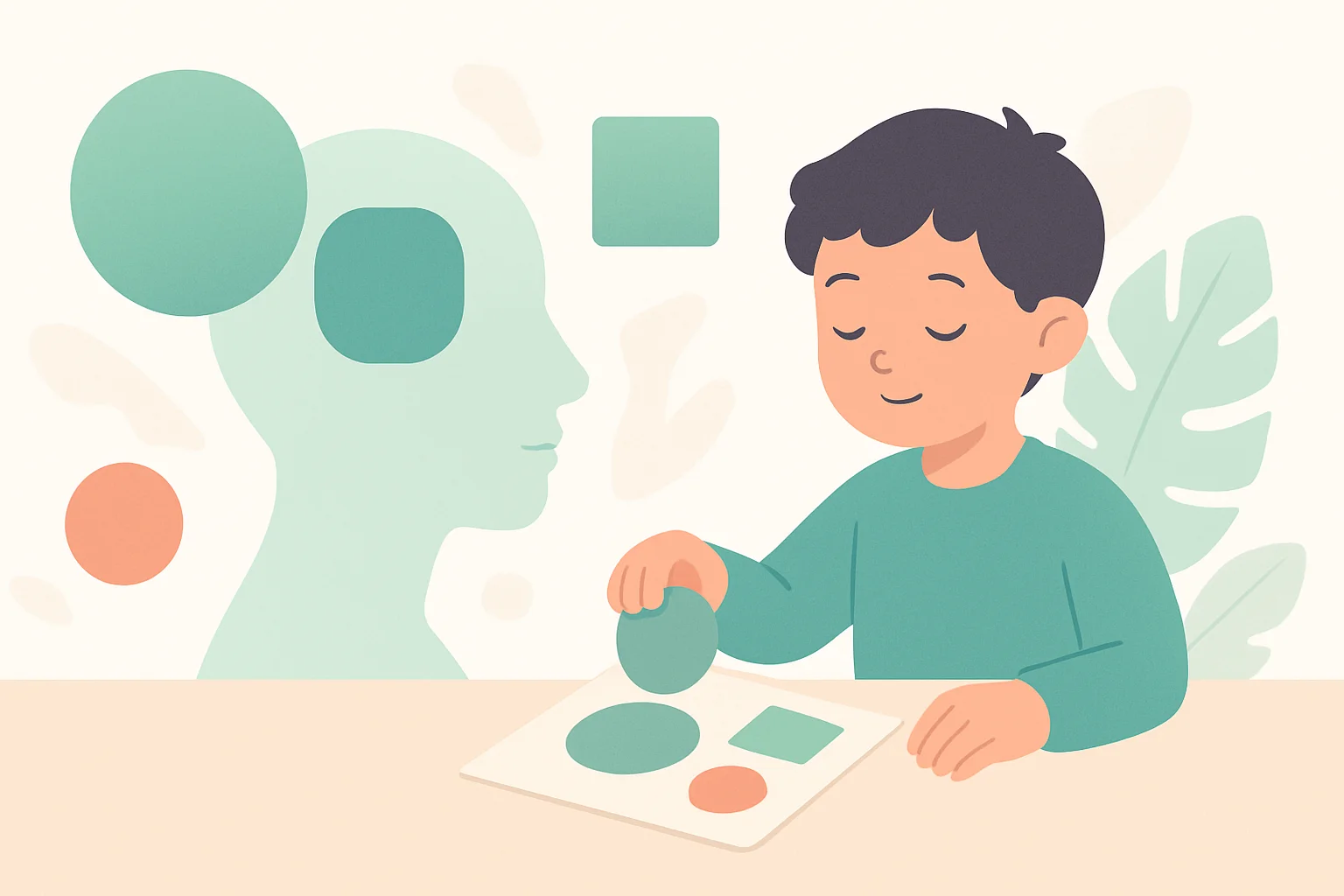 Иллюстрация: «Величина и форма» — психологический тест для детей 5-6 лет