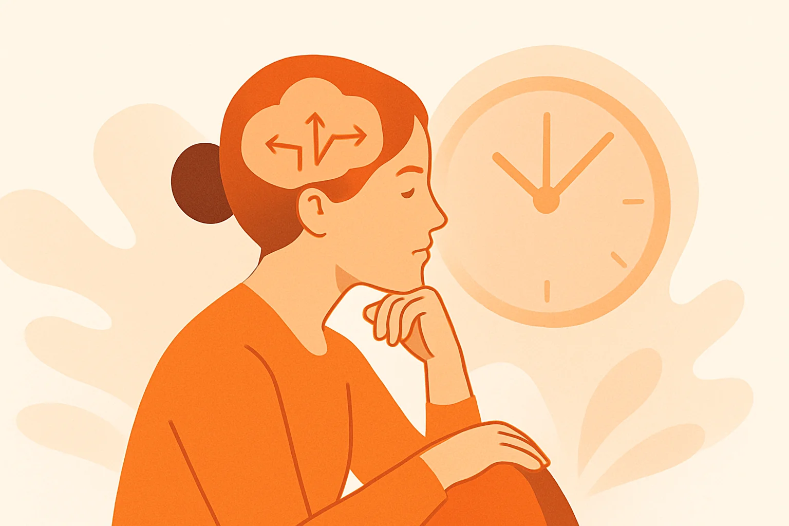 Иллюстрация: Времена глаголов: психологический тест о восприятии времени