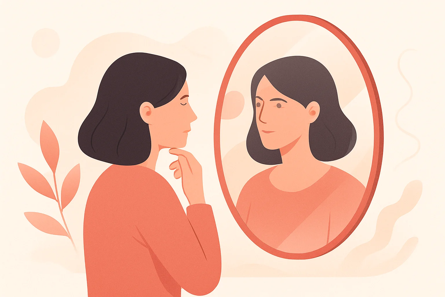 Иллюстрация: Взгляни на себя со стороны!